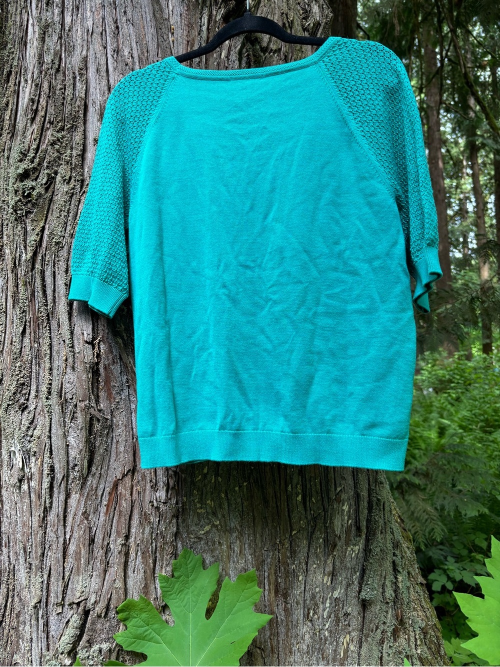 Northern Reflections Turquoise Knit Top - Picture 4 of 7